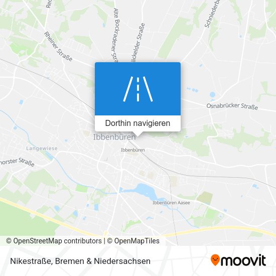 Nikestraße Karte