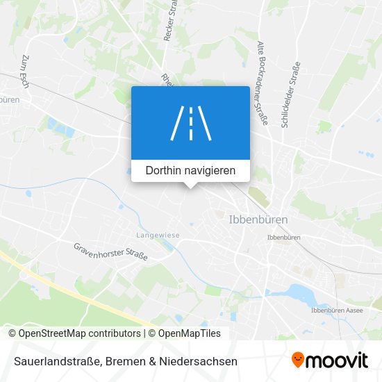 Sauerlandstraße Karte