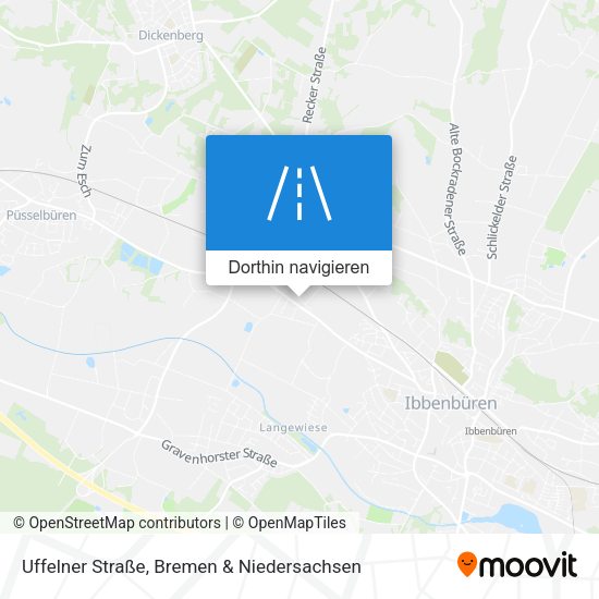 Uffelner Straße Karte