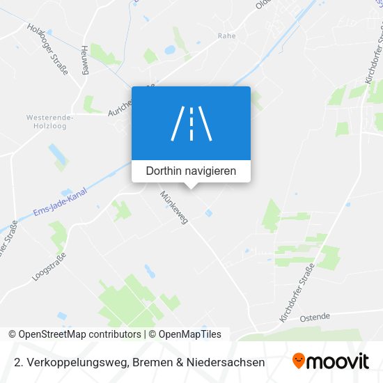 2. Verkoppelungsweg Karte