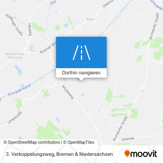 3. Verkoppelungsweg Karte