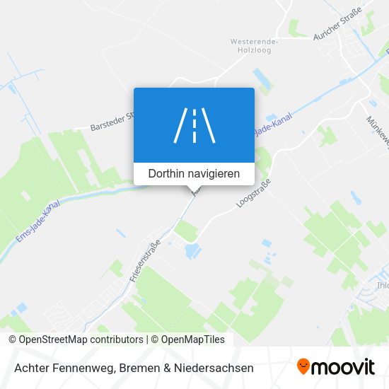 Achter Fennenweg Karte