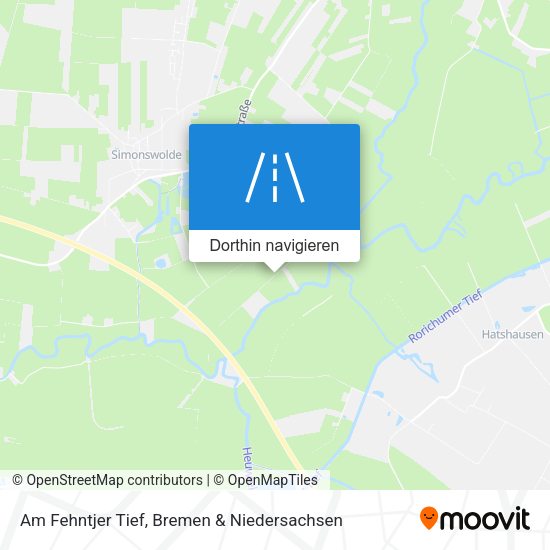 Am Fehntjer Tief Karte