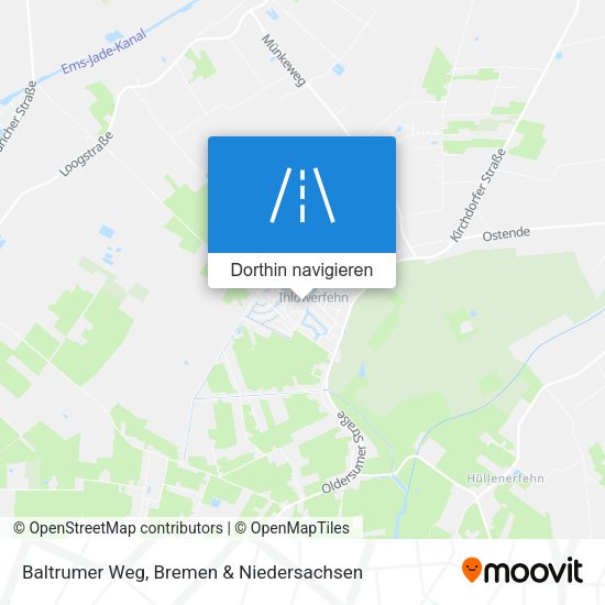 Baltrumer Weg Karte