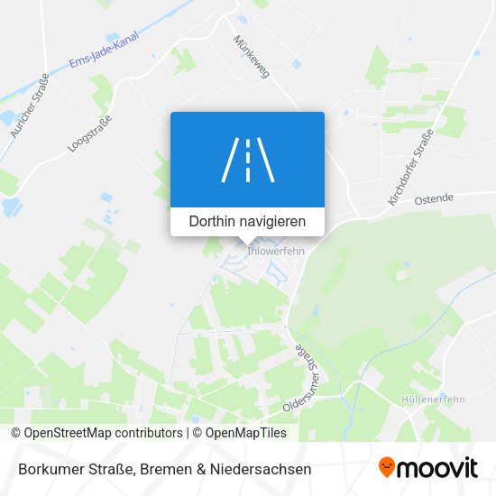 Borkumer Straße Karte