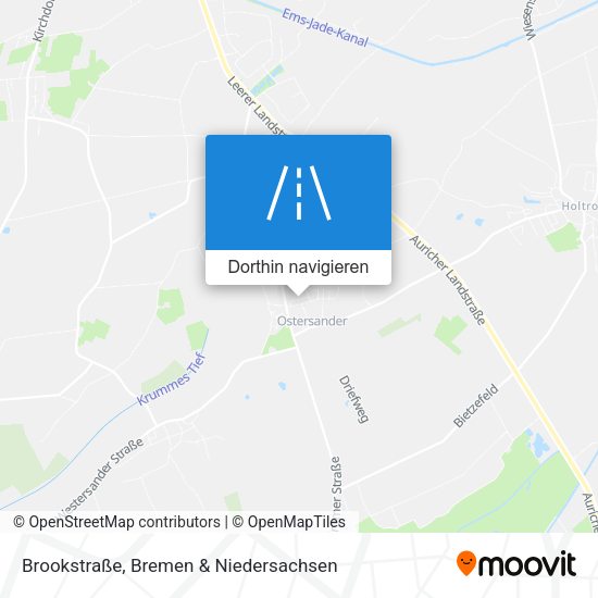 Brookstraße Karte