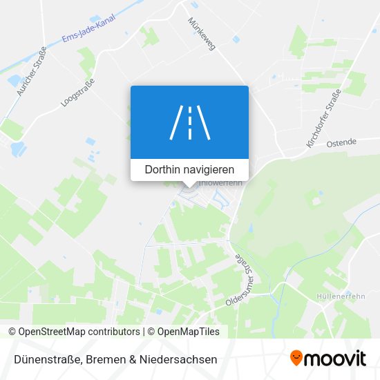 Dünenstraße Karte