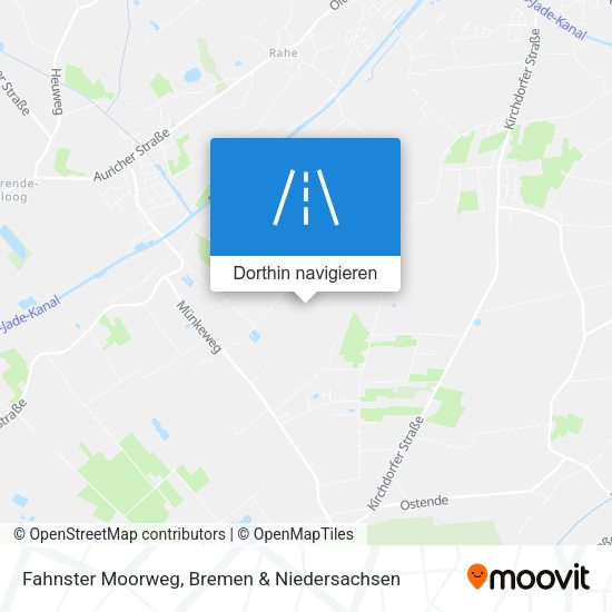 Fahnster Moorweg Karte