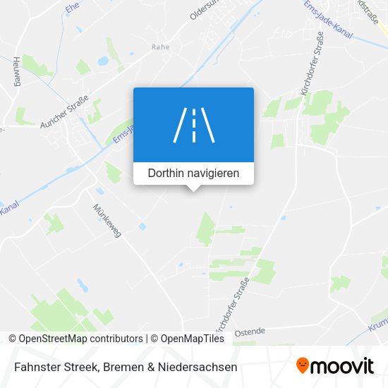 Fahnster Streek Karte