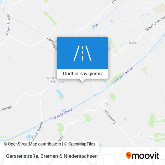 Gerstenstraße Karte