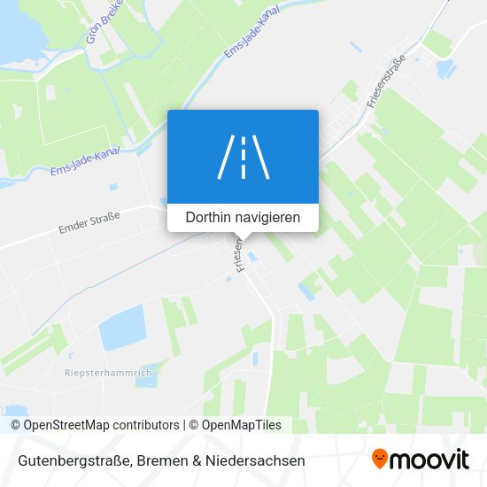 Gutenbergstraße Karte