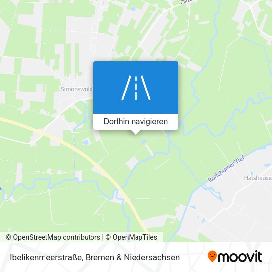 Ibelikenmeerstraße Karte