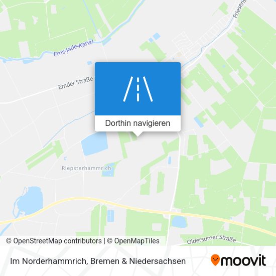 Im Norderhammrich Karte