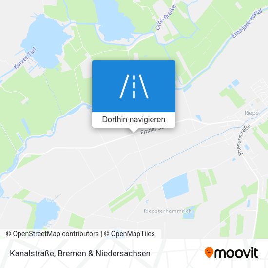 Kanalstraße Karte