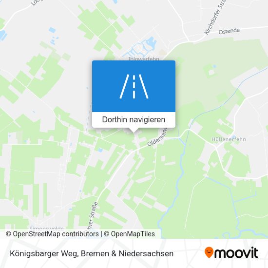 Königsbarger Weg Karte