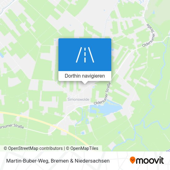 Martin-Buber-Weg Karte