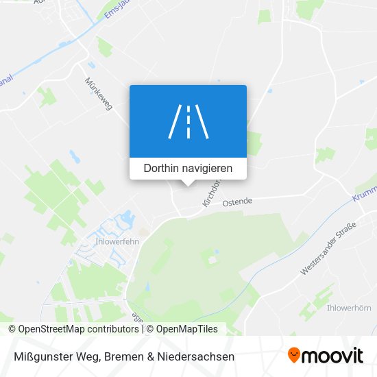 Mißgunster Weg Karte