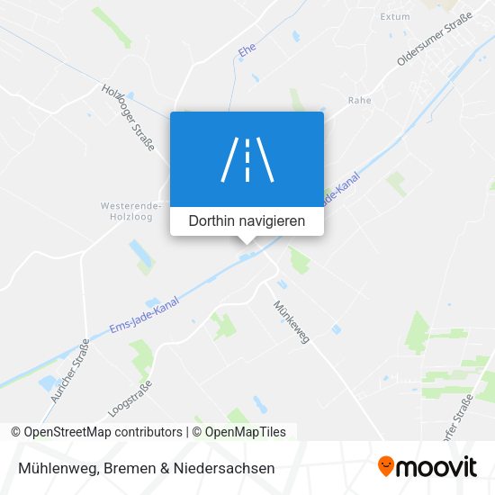 Mühlenweg Karte