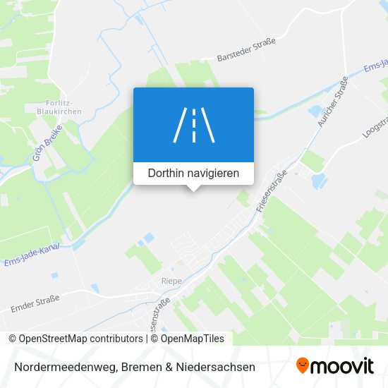 Nordermeedenweg Karte