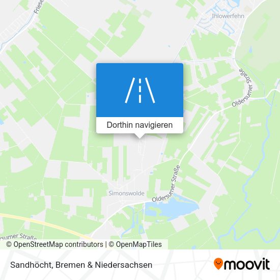 Sandhöcht Karte