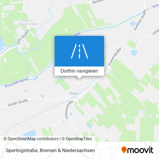 Sperlingstraße Karte