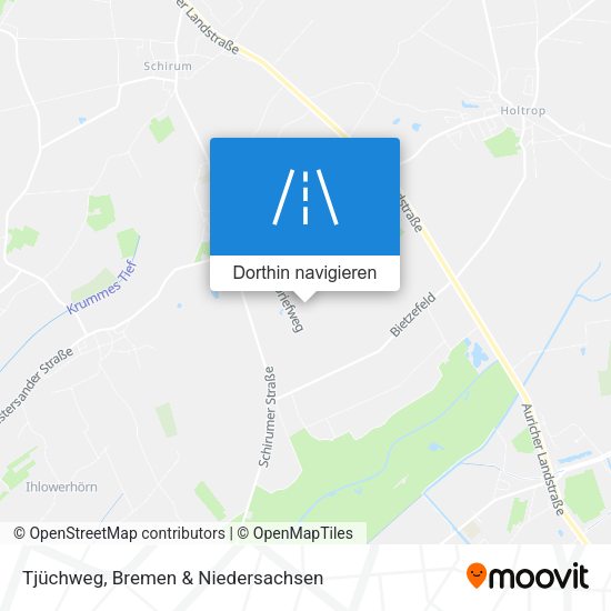Tjüchweg Karte