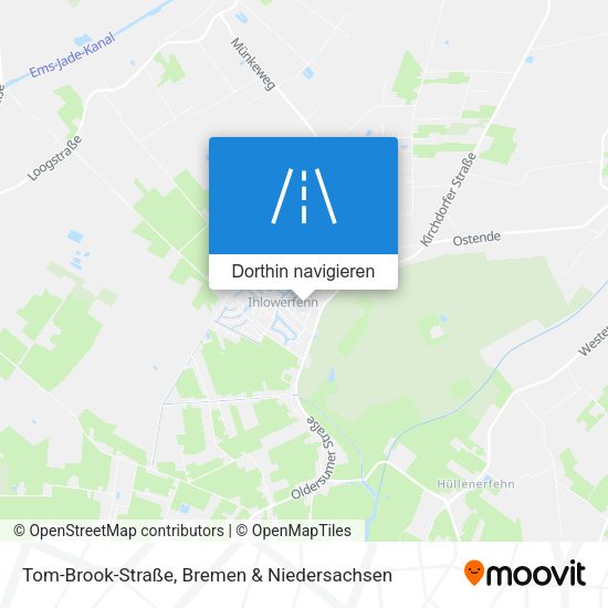 Tom-Brook-Straße Karte