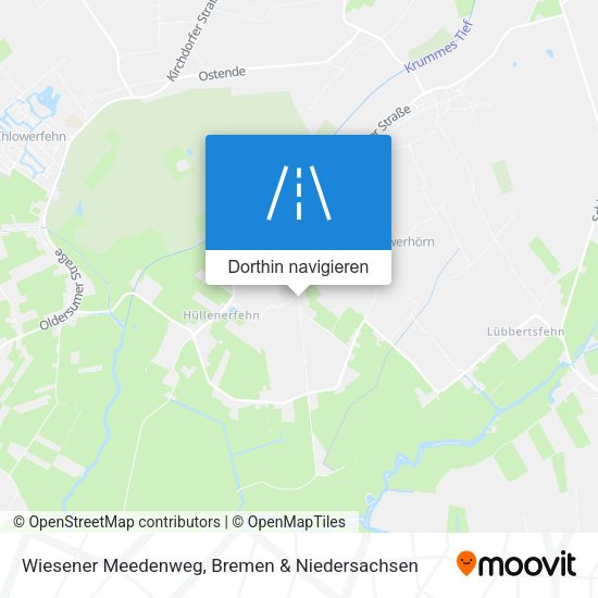 Wiesener Meedenweg Karte