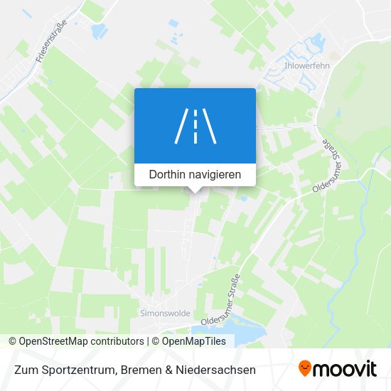 Zum Sportzentrum Karte