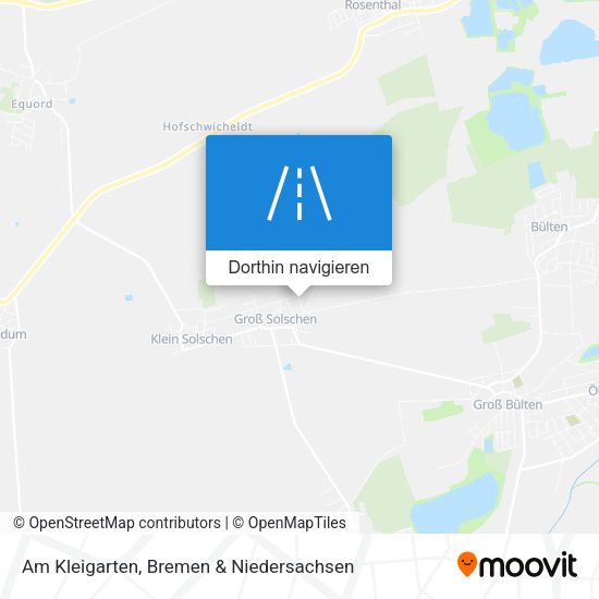 Am Kleigarten Karte