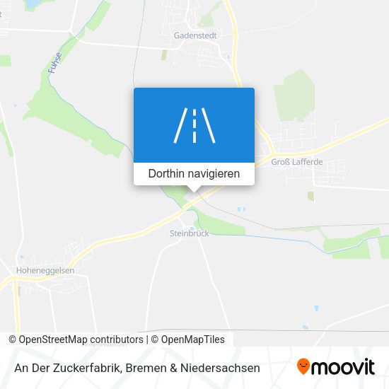 An Der Zuckerfabrik Karte