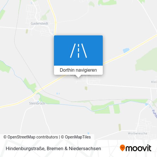 Hindenburgstraße Karte