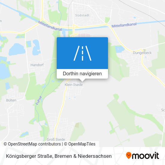 Königsberger Straße Karte