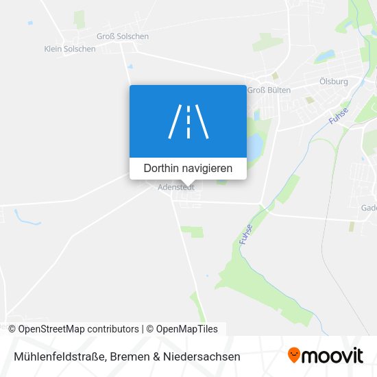 Mühlenfeldstraße Karte
