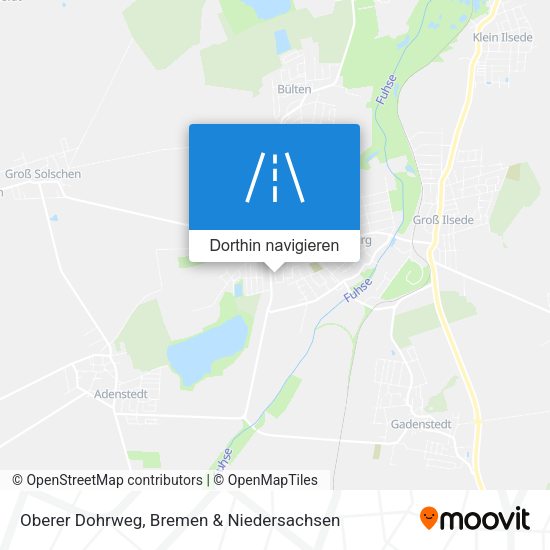 Oberer Dohrweg Karte