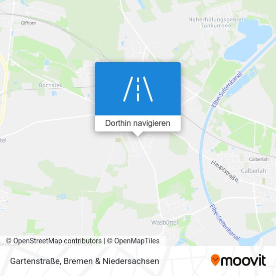 Gartenstraße Karte