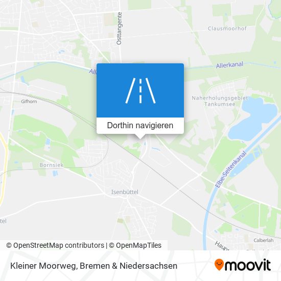 Kleiner Moorweg Karte