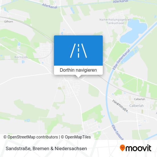 Sandstraße Karte