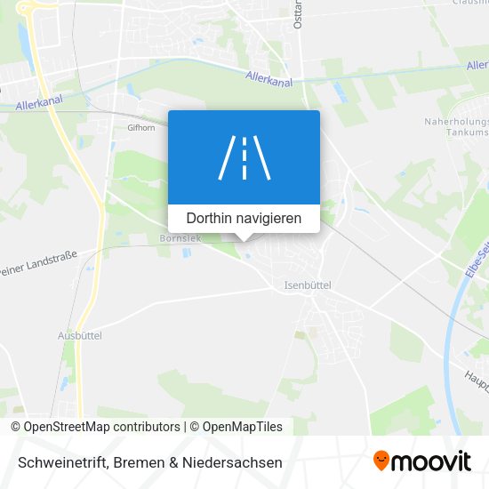 Schweinetrift Karte