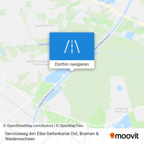 Serviceweg Am Elbe-Seitenkanal Ost Karte