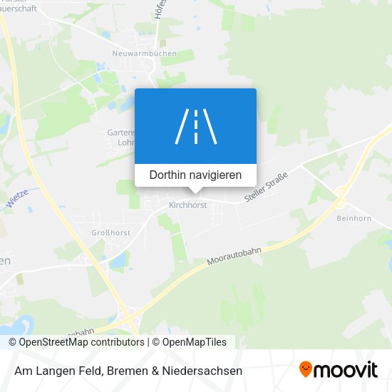 Am Langen Feld Karte