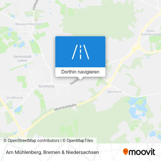 Am Mühlenberg Karte