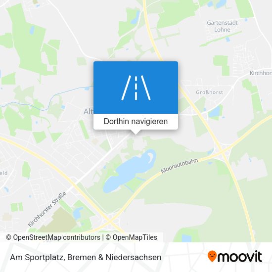 Am Sportplatz Karte