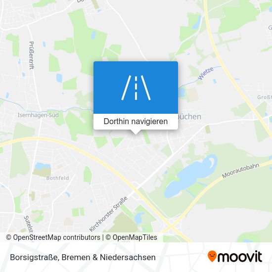 Borsigstraße Karte