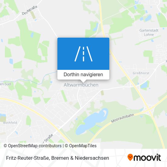 Fritz-Reuter-Straße Karte