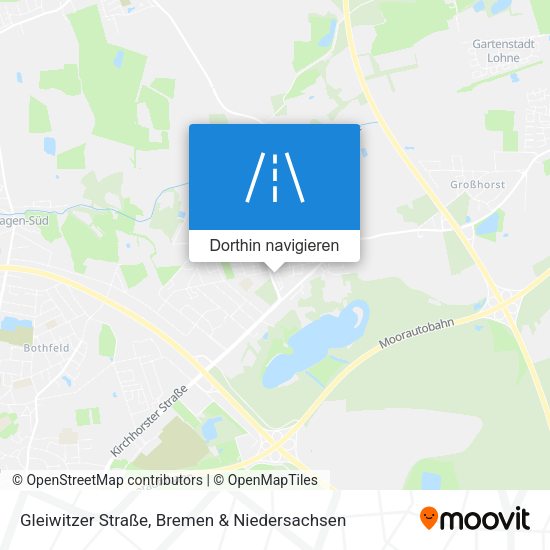Gleiwitzer Straße Karte