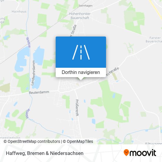 Haffweg Karte