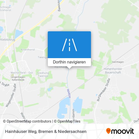 Hainhäuser Weg Karte