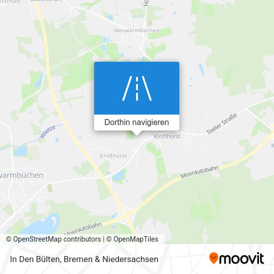 In Den Bülten Karte