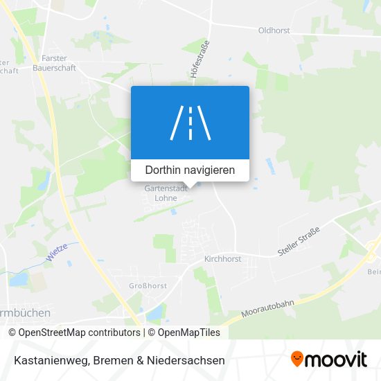 Kastanienweg Karte